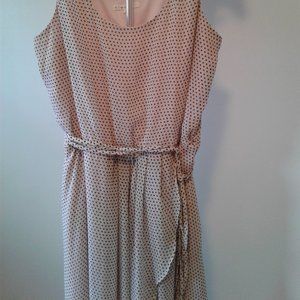 cleo Polka Dot Sheer Dress Size 18